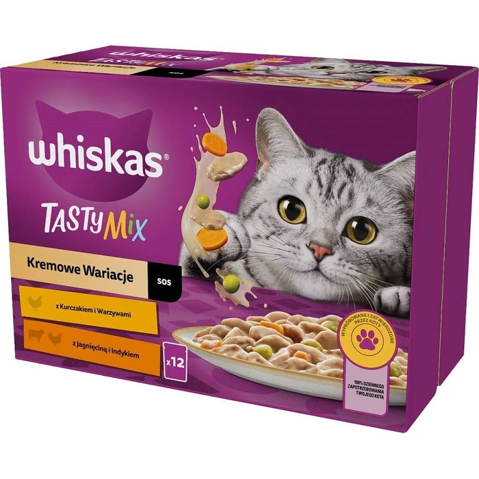 Υγρή Τροφή Γάτας Whiskas Tasty Mix 12x85g