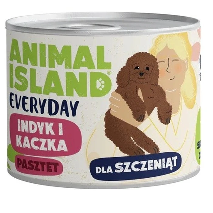 Υγρή Τροφή Σκύλων Animal Island Everyday Puppy Turkey and duck 185g