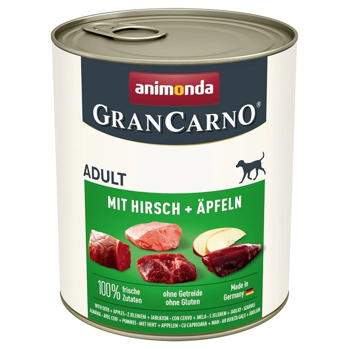 Υγρή Τροφή Σκύλων Animonda GranCarno Adult Deer and Apple 800g