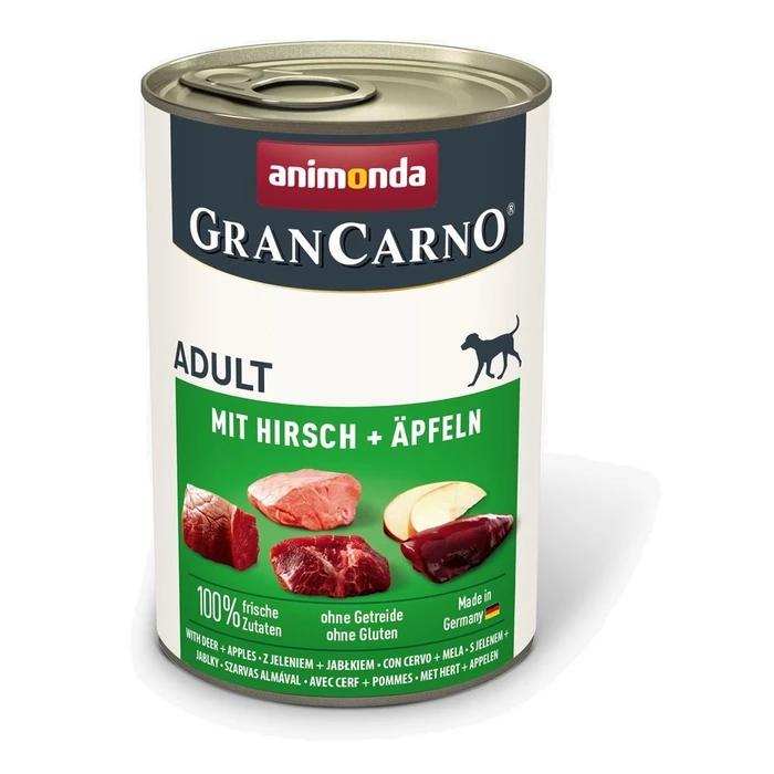Υγρή Τροφή Σκύλων Animonda GranCarno Adult Pork with venison and Apple 400g