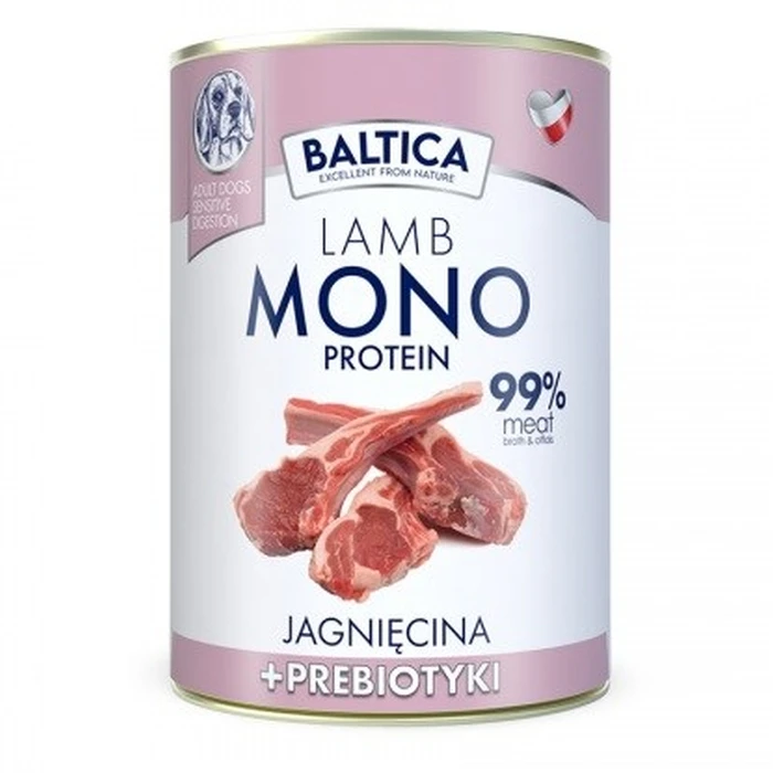 Υγρή Τροφή Σκύλων Baltica Nutraceutic Monoprotein Lamb with prebiotics 400g