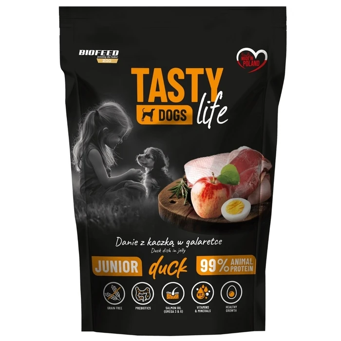 Υγρή Τροφή Σκύλων Biofeed Tasty Dogs Life Junior Duck 150g