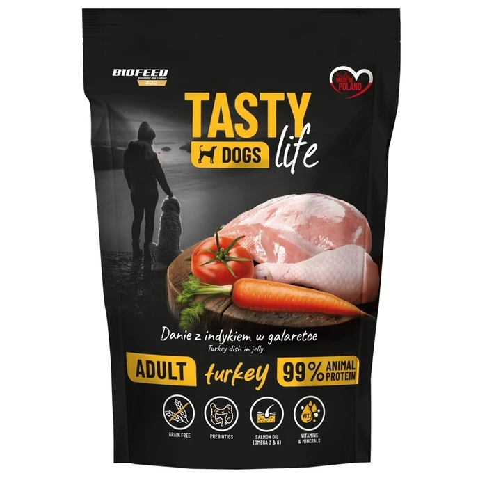 Υγρή Τροφή Σκύλων Biofeed Tasty Dogs Life Turkey- wet dog food - 150g