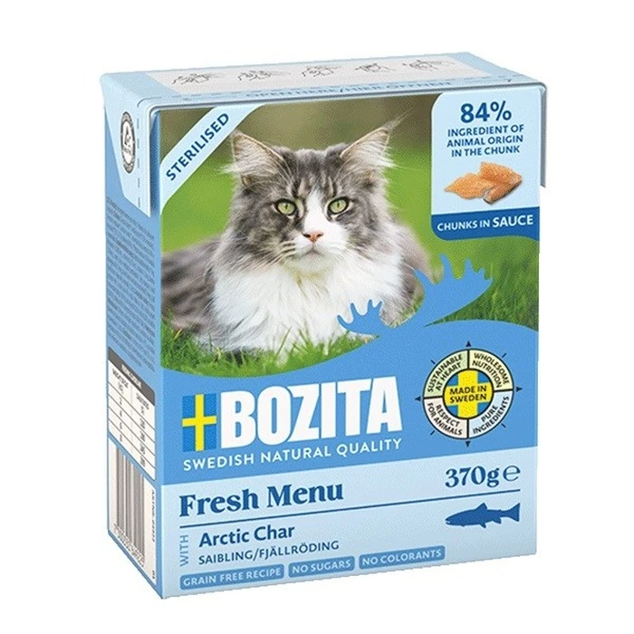 Υγρή Τροφή Σκύλων Bozita Fresh Menu Sterilised Arctic char 370g