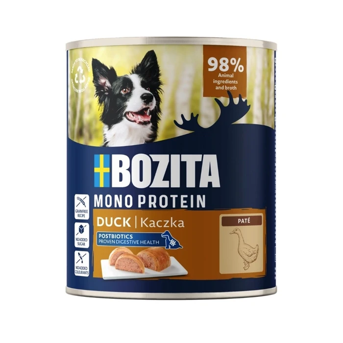 Υγρή Τροφή Σκύλων Bozita Monoprotein Pate Duck 800g