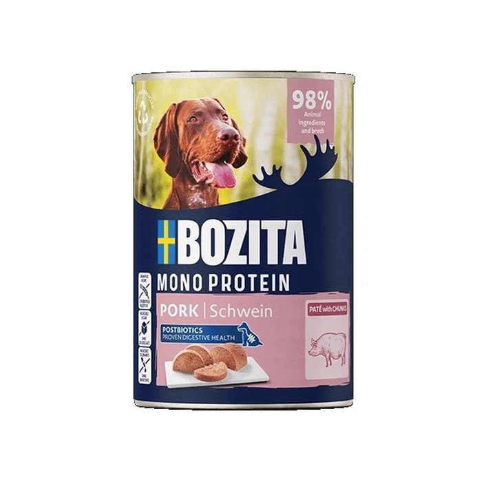 Υγρή Τροφή Σκύλων Bozita Monoprotein Pate Pork 400g