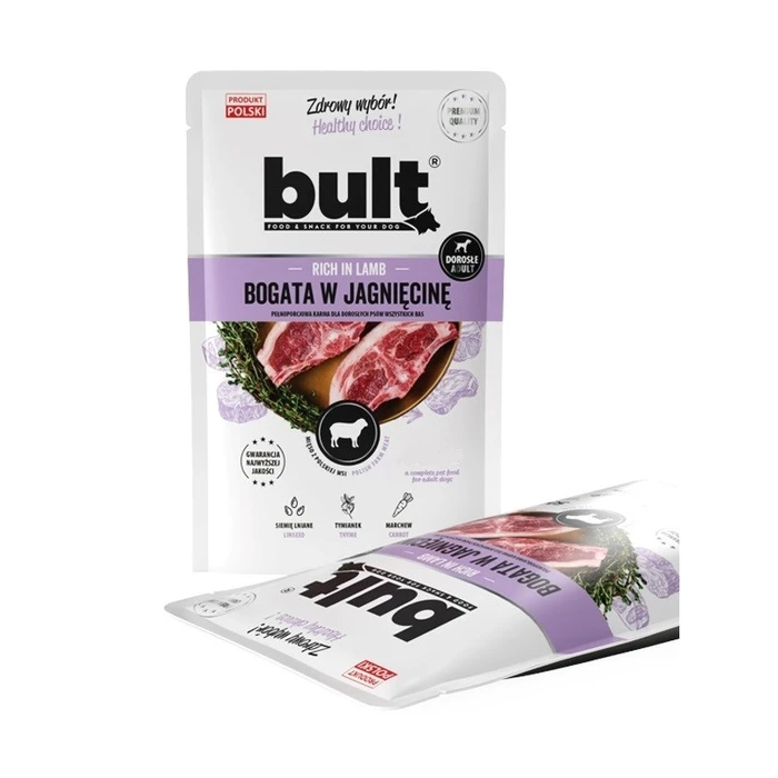 Υγρή Τροφή Σκύλων Bult Rich in lamb 100g