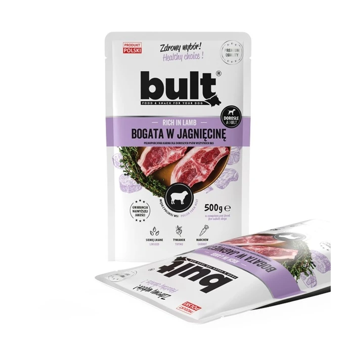 Υγρή Τροφή Σκύλων Bult Rich in lamb 500g