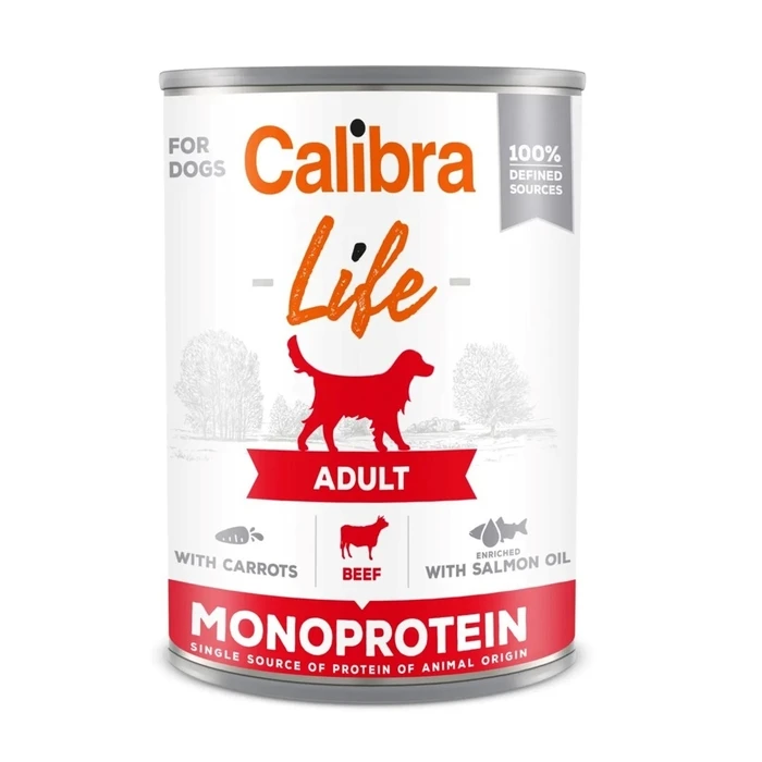 Υγρή Τροφή Σκύλων Calibra Adult Beef with carrots 400g