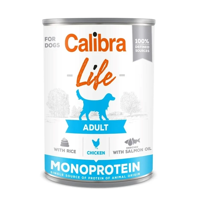 Υγρή Τροφή Σκύλων Calibra Dog Life Adult Chicken with rice 400g