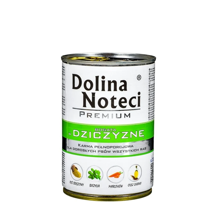 Υγρή Τροφή Σκύλων Dolina Noteci Premium Rich in game 400 g
