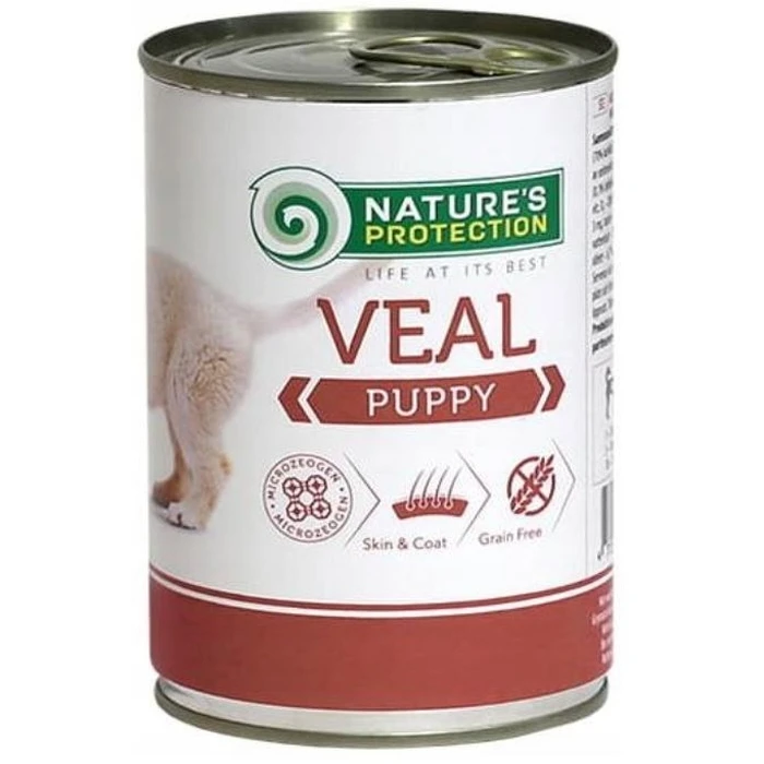 Υγρή Τροφή Σκύλων Nature's Protection Puppy Veal - wet food for puppies - 400 g