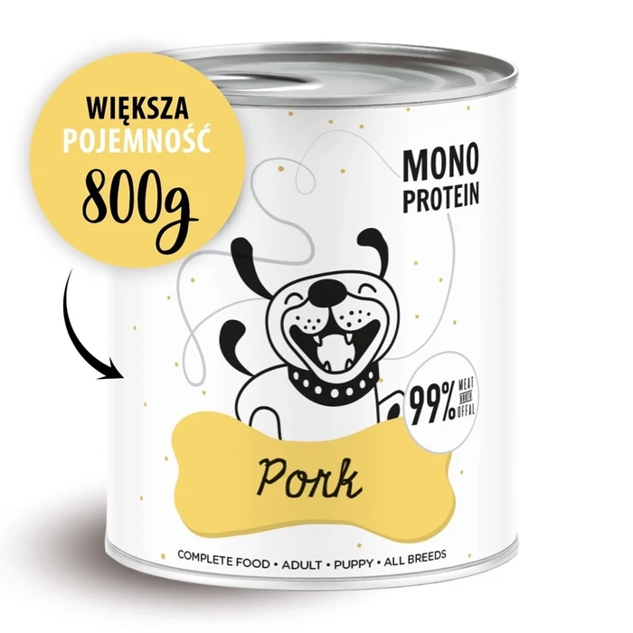 Υγρή Τροφή Σκύλων Paka Zwierzaka Pepe Pork 800g