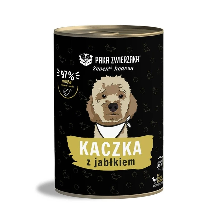 Υγρή Τροφή Σκύλων Paka Zwierzaka Seventh Heaven Duck with Apple 400g