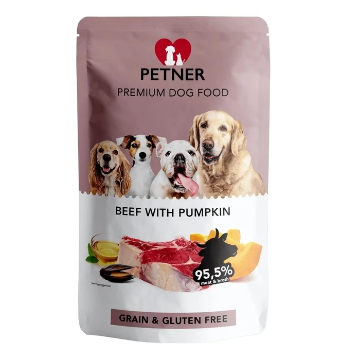 Υγρή Τροφή Σκύλων PETNER Beef with pumpkin 500g