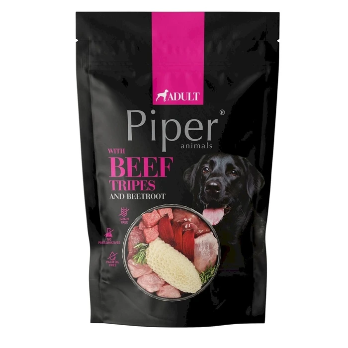 Υγρή Τροφή Σκύλων Piper ANIMALS with beef tripes and beetroot 500g