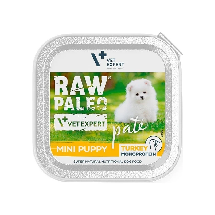 Υγρή Τροφή Σκύλων Raw Paleo Pate Mini Puppy Turkey - for puppies - 150 g