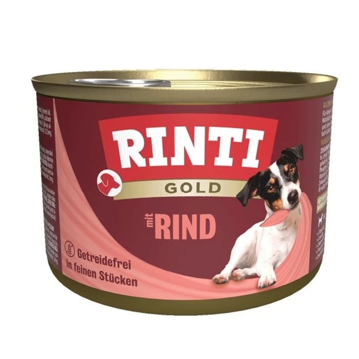 Υγρή Τροφή Σκύλων Rinti Gold Beef 185g