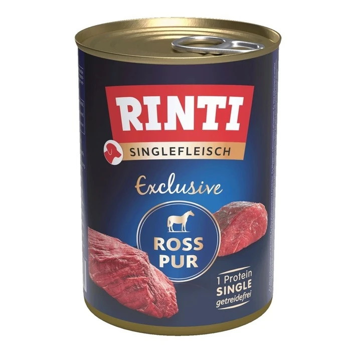 Υγρή Τροφή Σκύλων Rinti Singlefleisch Exclusive Horse 400g