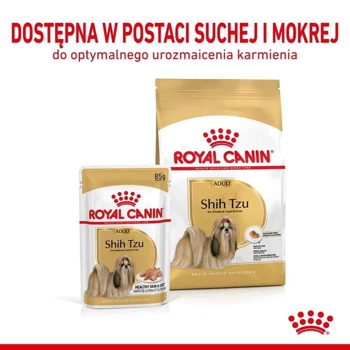 Υγρή Τροφή Σκύλων Royal Canin Shih Tzu Adult Wet dog food Pâté 12x85 g