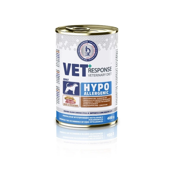 Υγρή Τροφή Σκύλων Vet Response Hypoallergenic Duck 400g