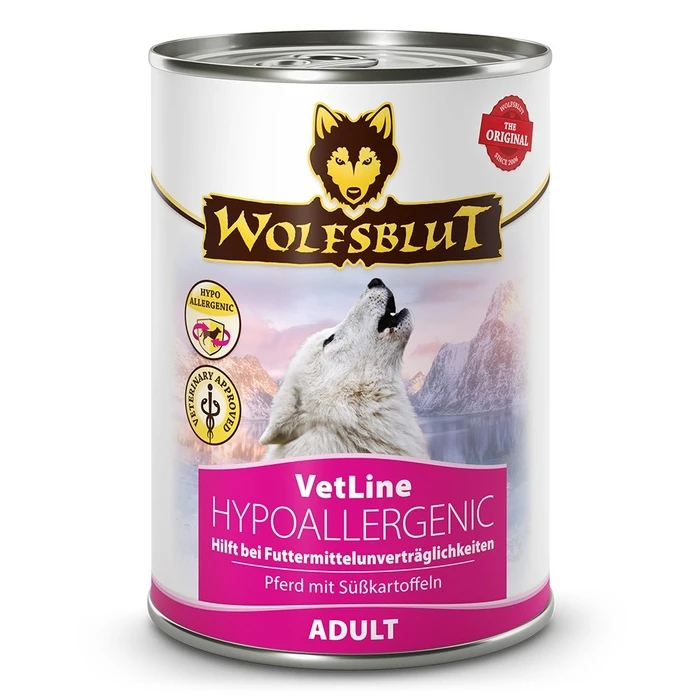 Υγρή Τροφή Σκύλων Wolfsblut VetLine Hypoallergenic Horse 395g