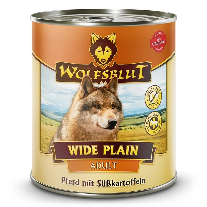 Υγρή Τροφή Σκύλων Wolfsblut Wide Plain Horse meat with sweet potatoes 800g