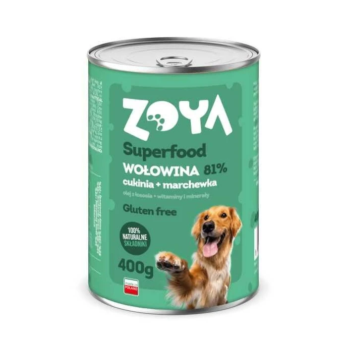 Υγρή Τροφή Σκύλων Zoya Superfood Beef 400g