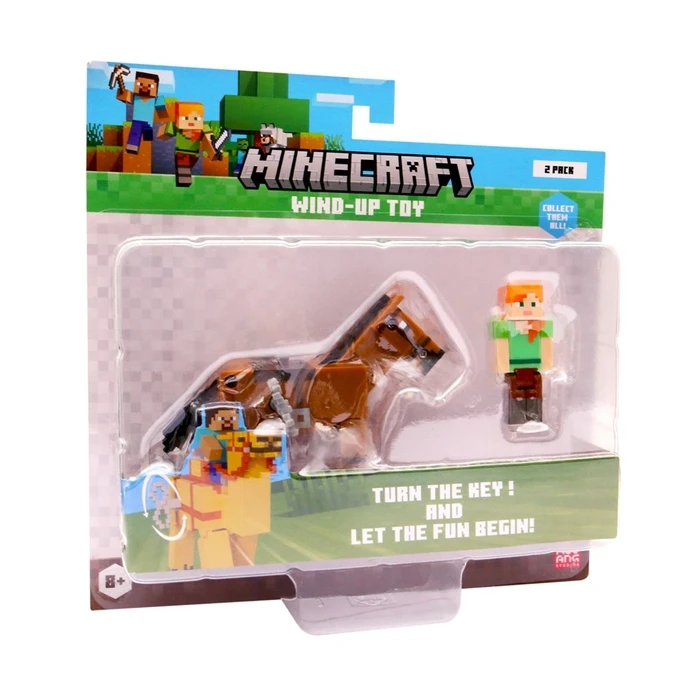 Φιγούρα Minecraft S2 3D WIND-UP TOY - ALEX & HORSE