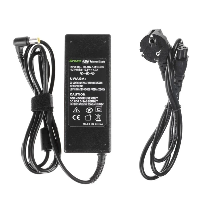 Φορτιστής Laptop Green Cell AD31P adapter/inverter Indoor 90 W Black