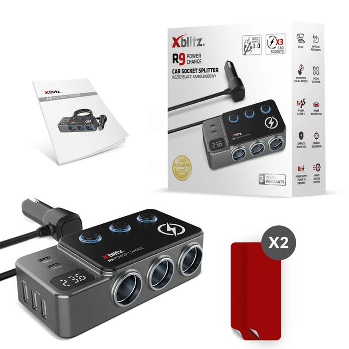 Φορτιστής Αυτοκινήτου Xblitz R9 POWER CHARGE