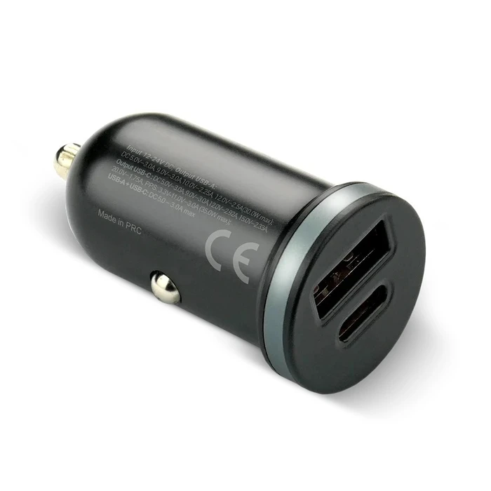 Φορτιστής Πρίζας Car Everactive CC-30Q USB + USB-C QC 3.0 PD 35W