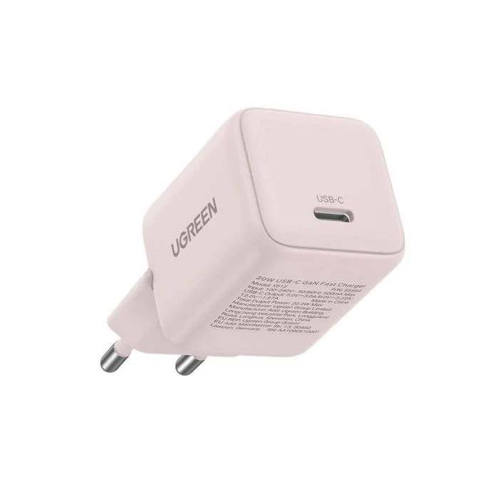 Φορτιστής Πρίζας Ugreen X512 20W GAN 1X USB-C POWER ADAPTER - PINK