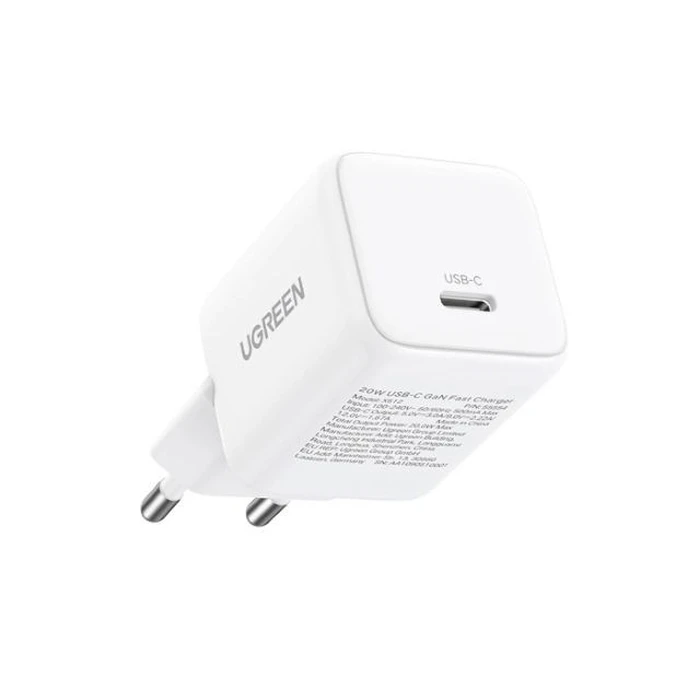 Φορτιστής Πρίζας Ugreen X513 30 W GAN 1x USB-C mains – White