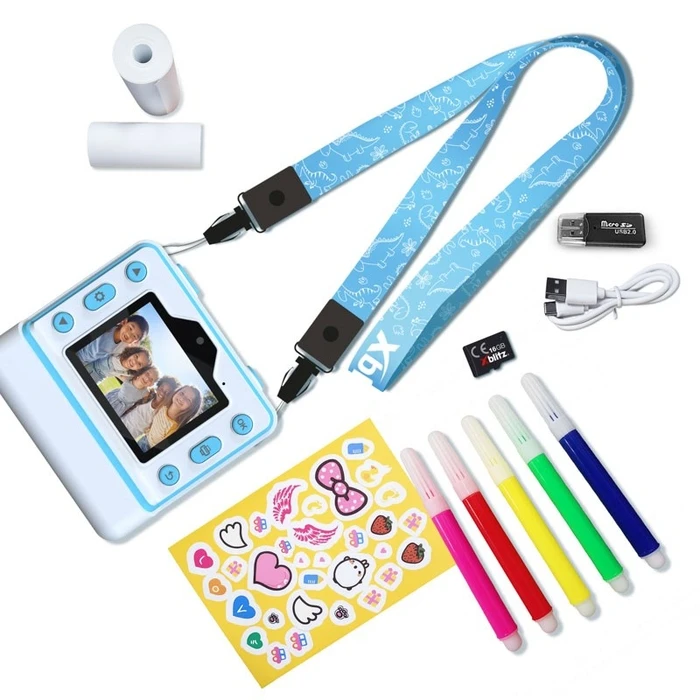 Φωτογραφική Μηχανή Xblitz FLASH Blue INSTANT with THERMAL PRINTER FOR CHILDREN