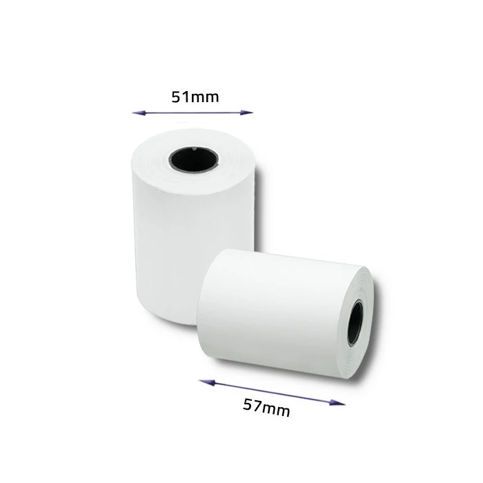 Χαρτοταινίες Ταμειακής Qoltec 51895 Thermal roll 57 x 30 | 55g / m2 | 10 pcs. | BPA free