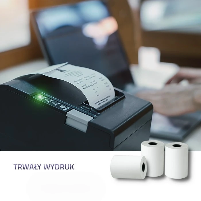 Χαρτοταινίες Ταμειακής Qoltec 51895 Thermal roll 57 x 30 | 55g / m2 | 10 pcs. | BPA free