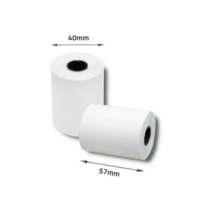 Χαρτοταινίες Ταμειακής Qoltec 51899 Thermal roll 57 x 16 | 55g / m2 | 10 pcs. | BPA free