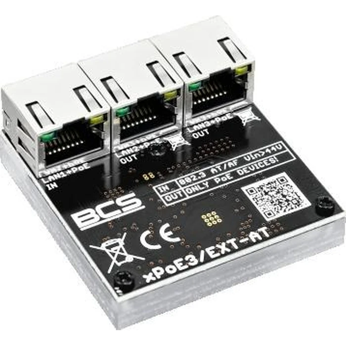 POE Switch BCS POWER BCS-xPoE3/EXT-AT (3-port 10/100 Mbps PoE extender)