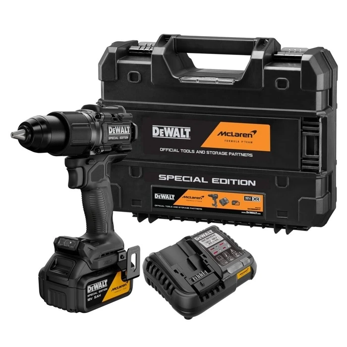 DEWALT x McLaren 18V XR Brushless Cordless Hammer Drill/Driver with 1x 5.0Ah Battery (MPN 11013724)