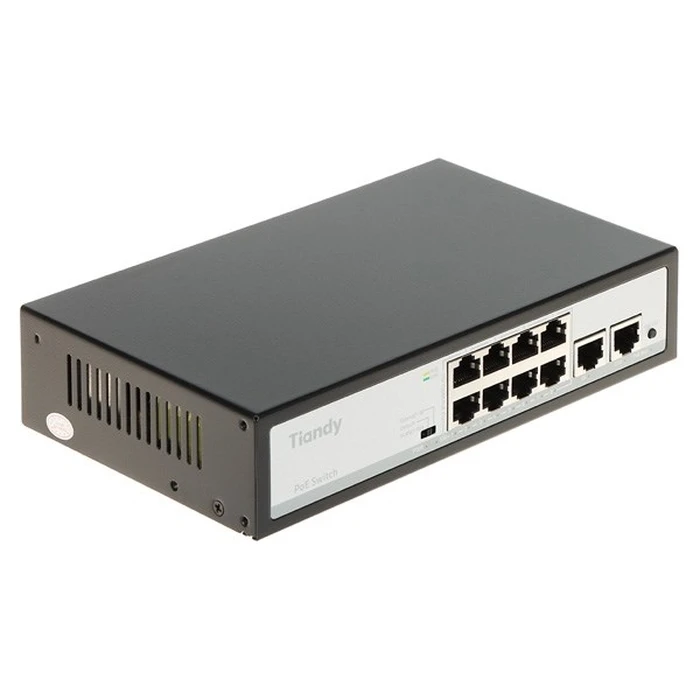 Tiandy PoE Switch TC-P3S010 8 θυρών (8 PoE + 2 uplink)