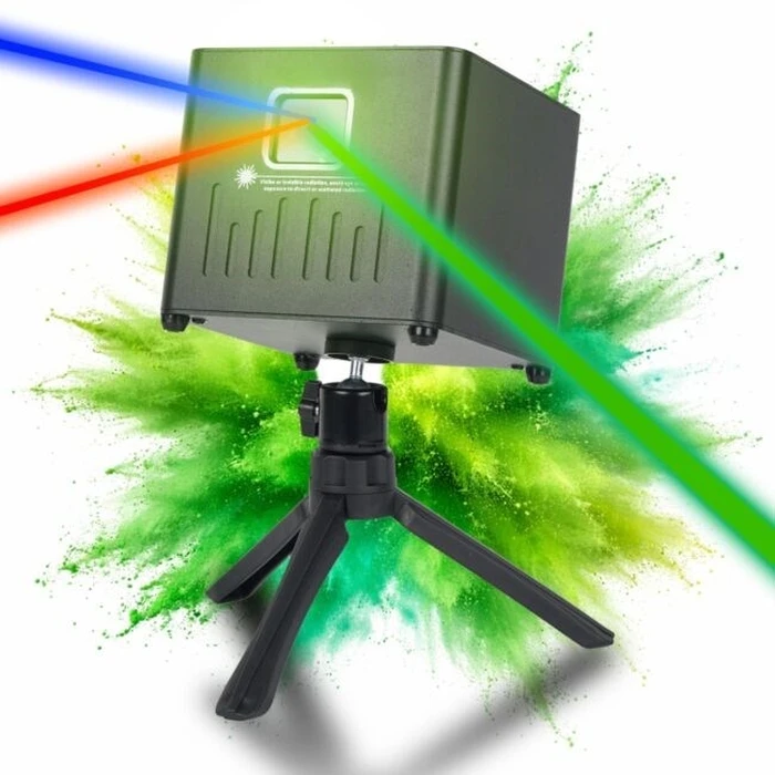 LIGHT4ME ACCU APP LASER — battery-powered app-controlled RGB laser projector