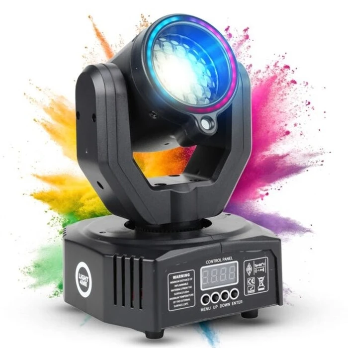 LIGHT4ME MAGIC HEAD κινούμενη κεφαλή FX LED DMX gobo/beam με πράσινο λέιζερ 50 mW
