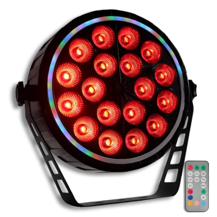 LIGHT4ME RING PAR 18 RGBW - Σκηνικός προβολέας PAR LED με εφέ δακτυλίου