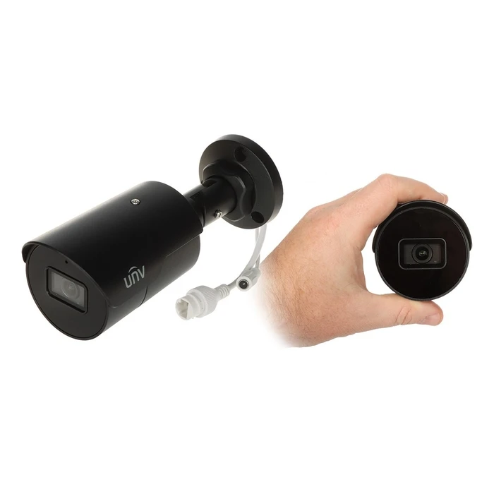 Uniview IPC2125LE-ADF28KM-H-BLACK 5MP IP Κάμερα Bullet Μαύρη