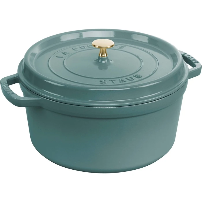 STAUB La Cocotte Στρογγυλή Γάστρα Σιδερένια 2,2 L - Ευκάλυπτος