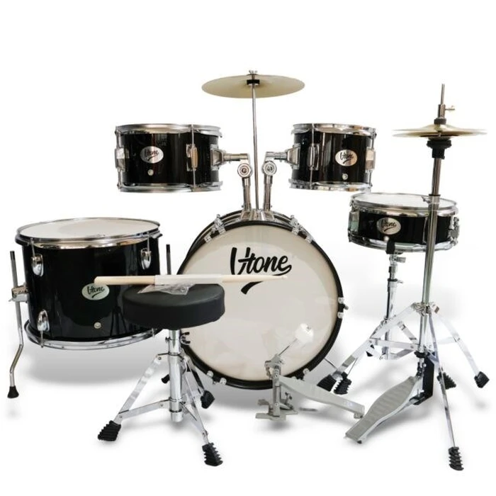 V-TONE ADJR 1 BK ακουστικό παιδικό σετ ντραμς (junior) - μαύρο