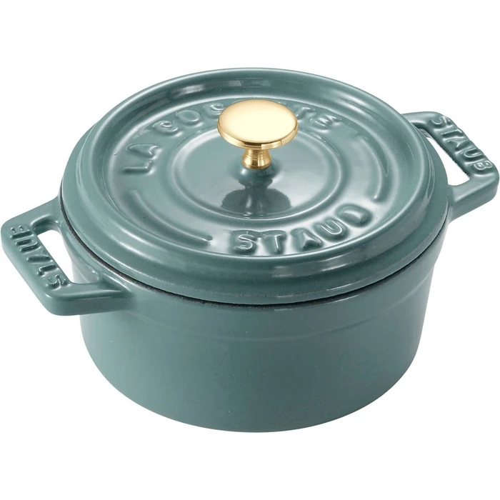 STAUB Mini Cocotte 250 ml - Μίνι γάστρα από χυτοσίδηρο, χρώμα ευκάλυπτος