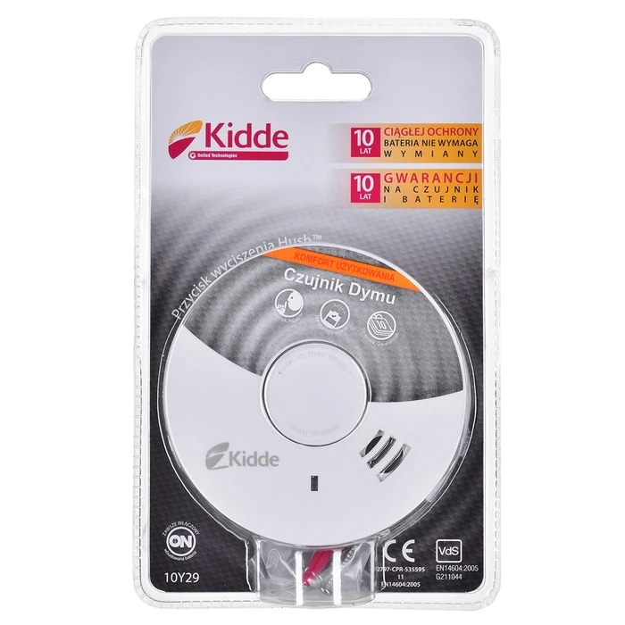 KIDDE 10Y29A ανιχνευτής καπνού φωτοηλεκτρικός με σφραγισμένη μπαταρία 10 ετών