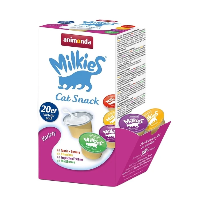 ANIMONDA Milkies Variety - λιχουδιές για γάτες - 20 x 15g